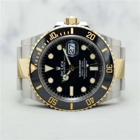 rolex submariner half gold review|rolex gold submariner for sale.